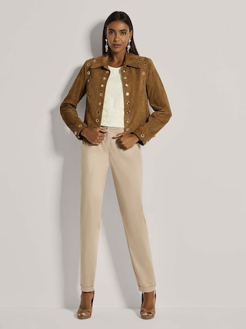 Veste mi-saison MADELEINE en marron