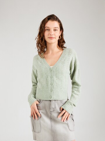 HOLLISTER Cardigan i grøn: forside