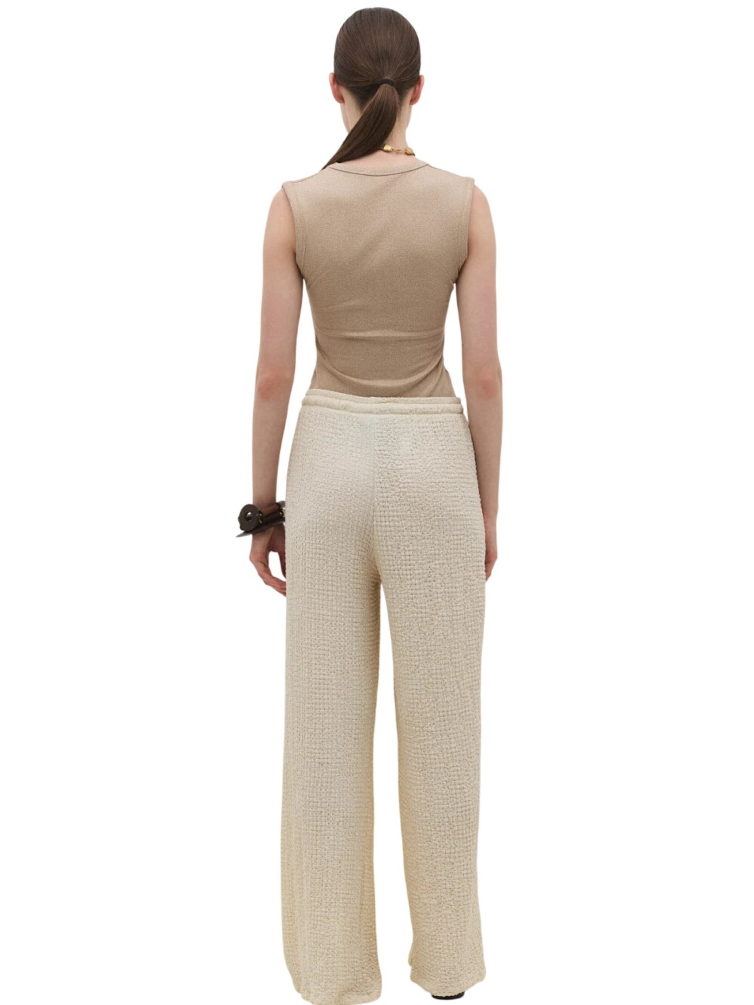 No Matter What Regular Broek in Beige