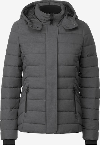 CECIL Winter Jacket 'Melange' in Grey: front