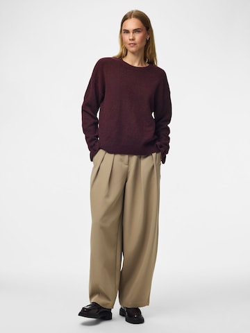 PIECES Pullover 'SALLY' in Rot