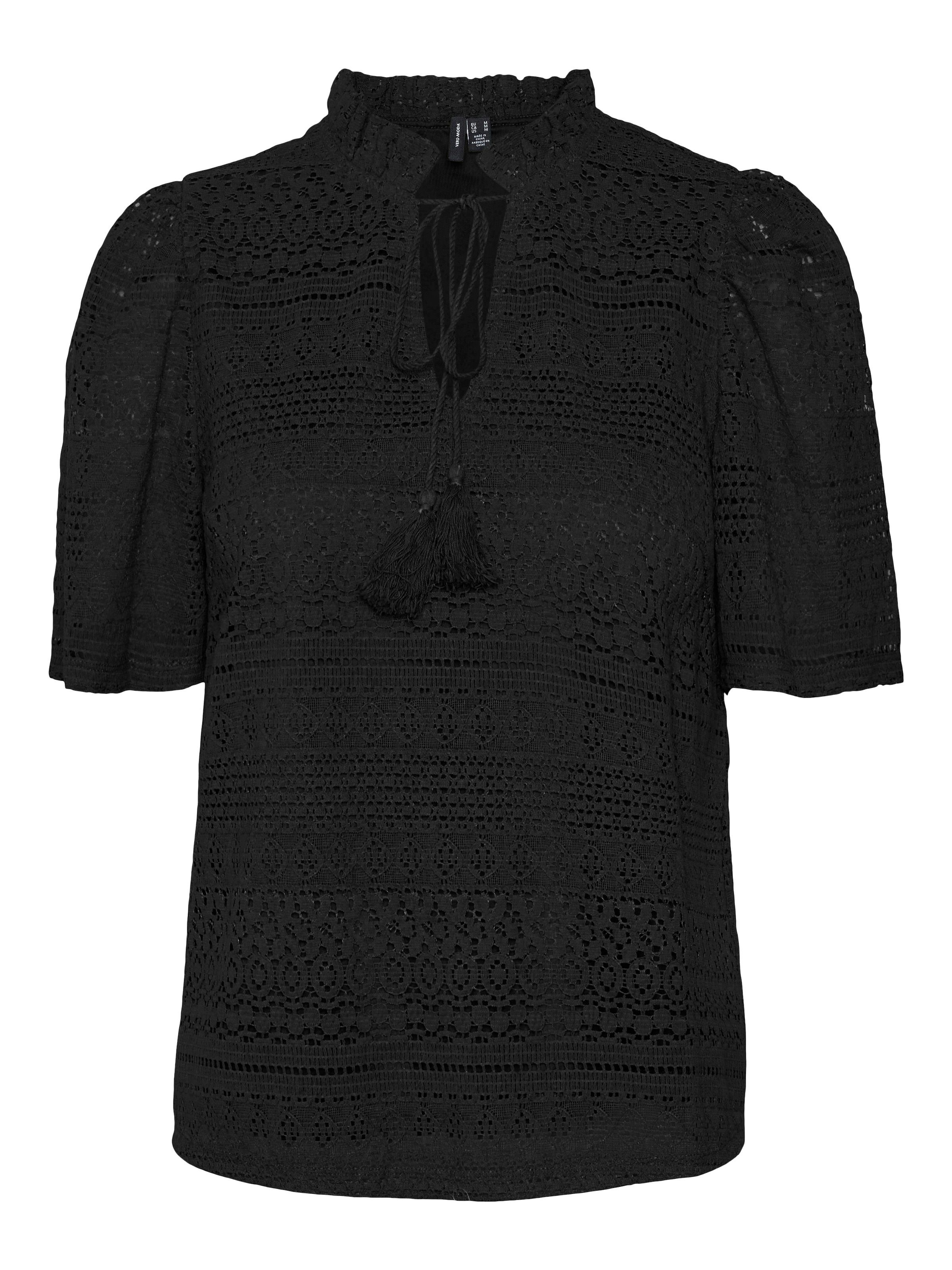 VERO MODA Bluse in Schwarz: Vorderseite