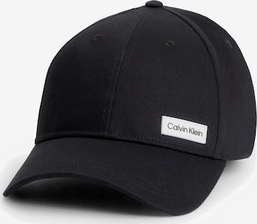 Calvin Klein Cap in Black: front