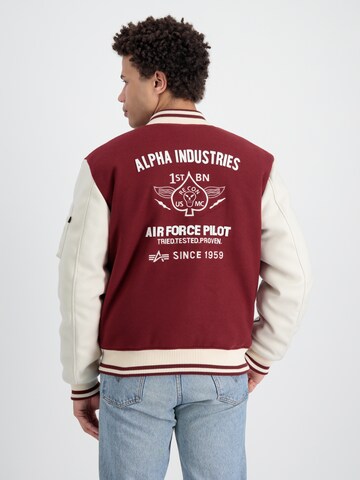 ALPHA INDUSTRIES Prechodná bunda - Červená