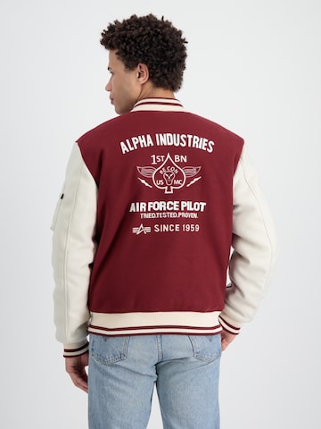 ALPHA INDUSTRIES Prehodna jakna | rdeča barva