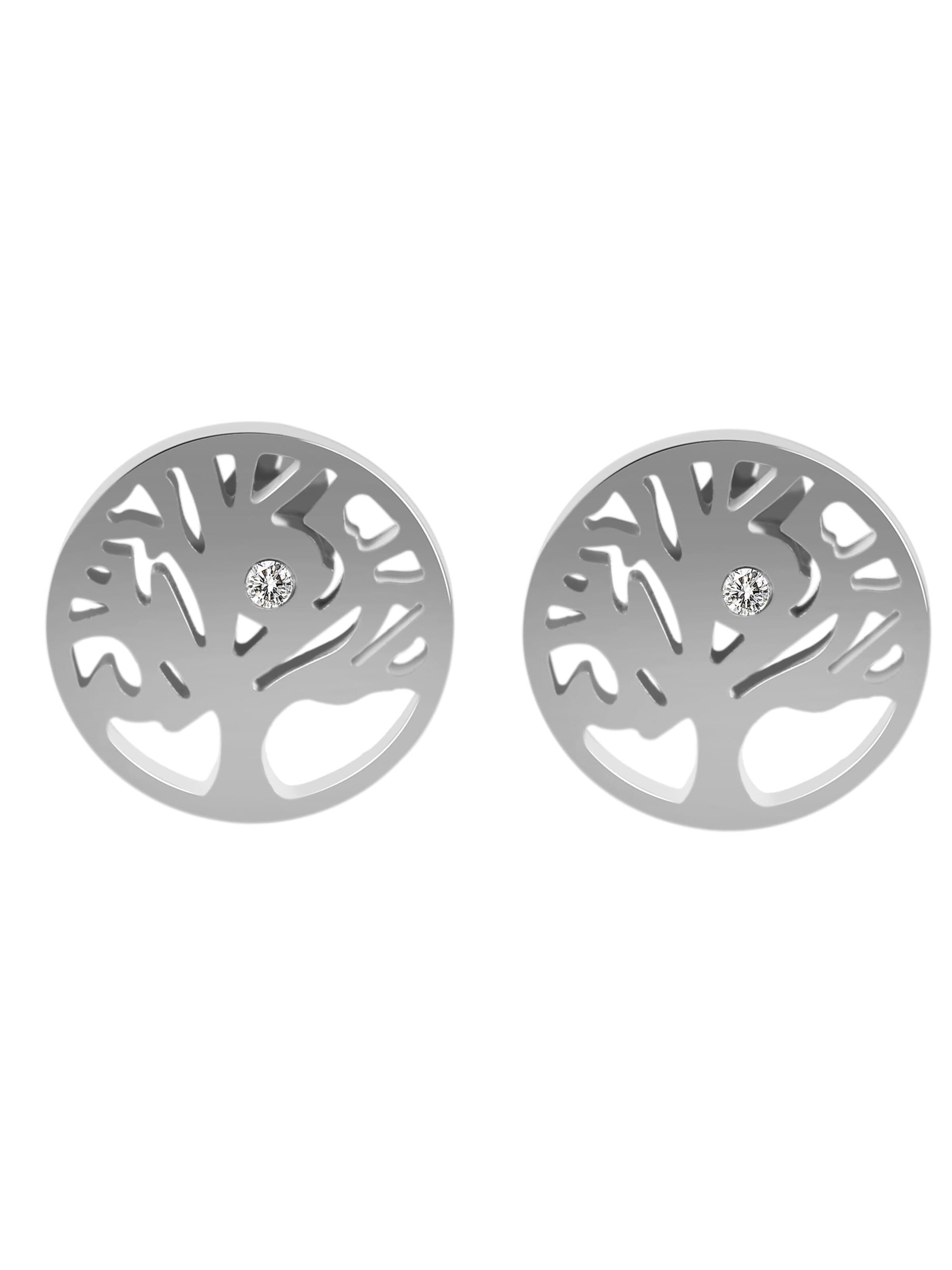 Akzent Earrings 'Diyana, hautverträglich' in Silver