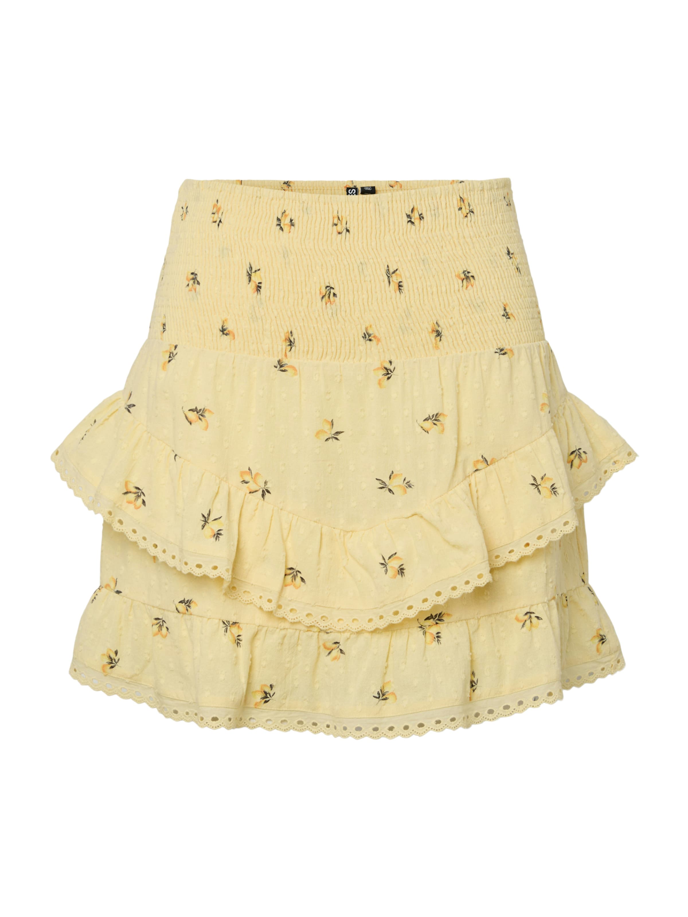 PIECES Skirt 'PCThea' in Yellow: front