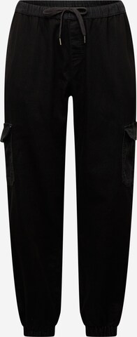 Urban Classics Alt kitsenev Klapptaskutega püksid, värv must: eest vaates