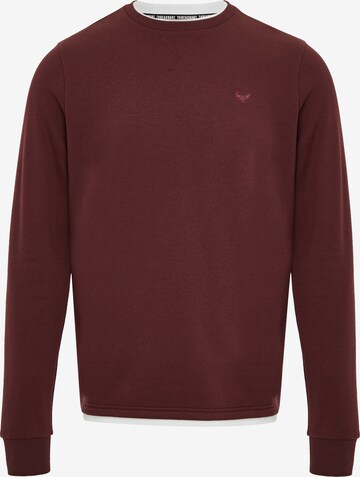 Threadbare Sweatshirt 'Kisele' in Red: front