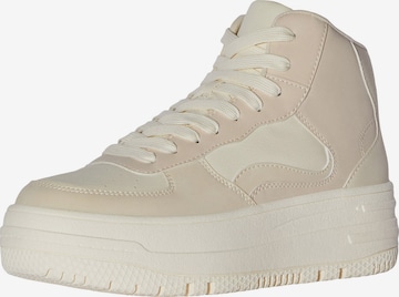 Bershka Sneakers high i beige: forside