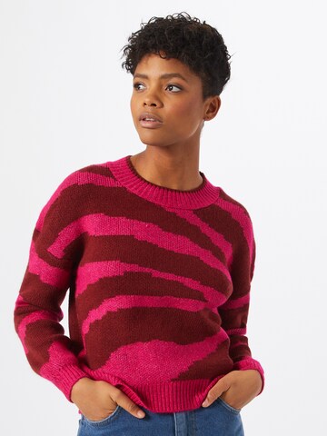 Pull-over 'Wild' ONLY en rose : devant