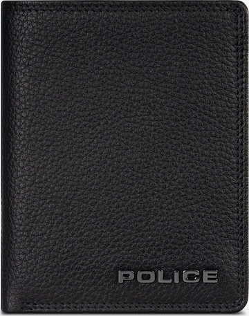 Porte-monnaies POLICE en noir : devant