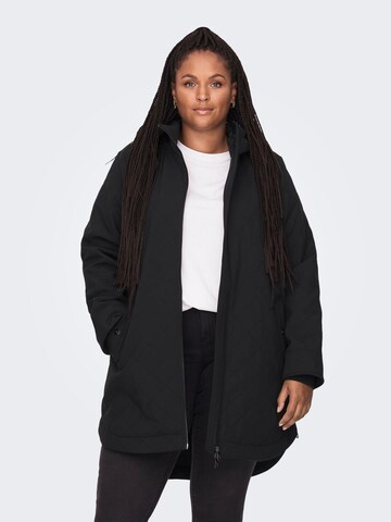 Veste mi-saison ONLY Carmakoma en noir : devant