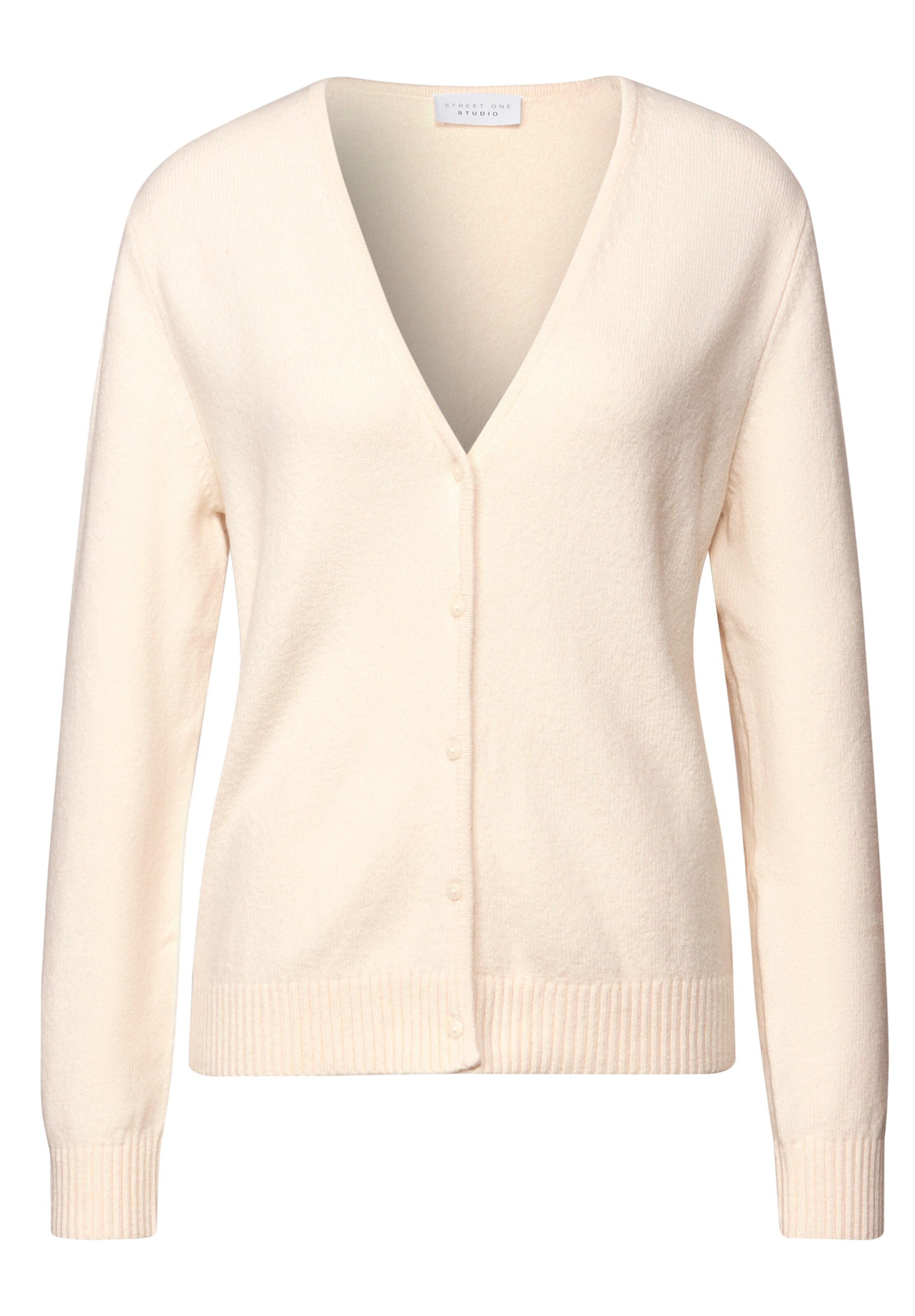 Street One Studio Cardigan in Beige: Vorderseite