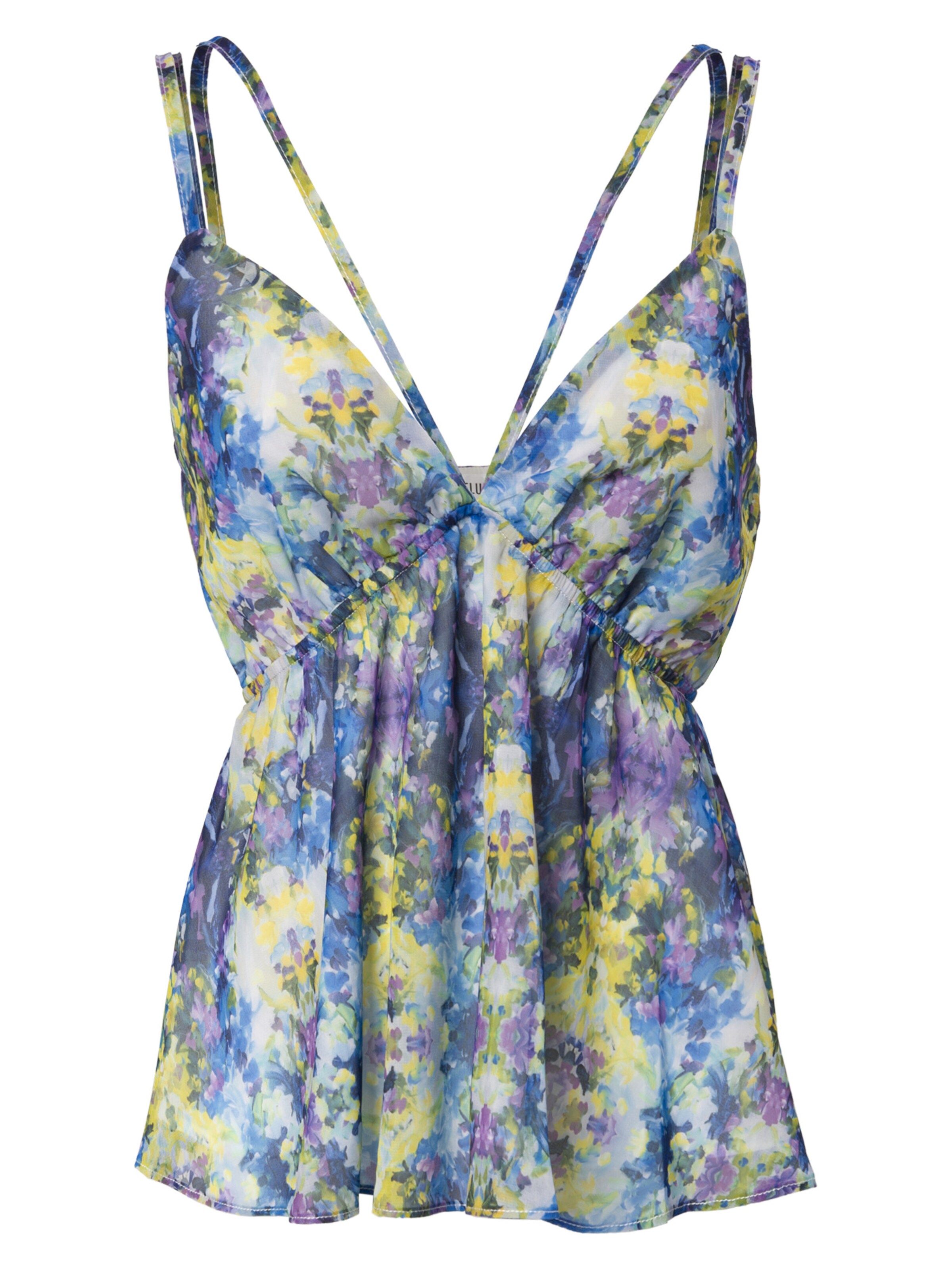 Influencer Top | mešane barve barva: sprednja stran