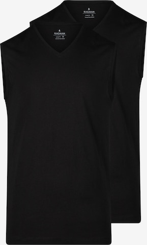 Ragman Undershirt 'Basic' in Black: front