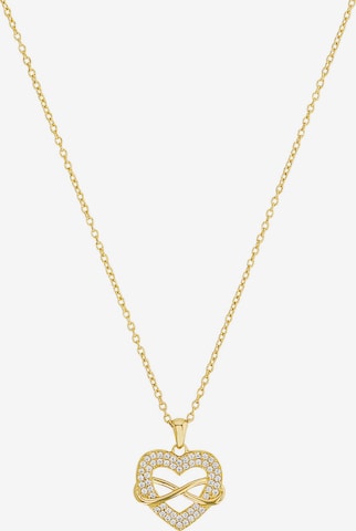 s.Oliver Necklace 'Infinity/Love' in Gold