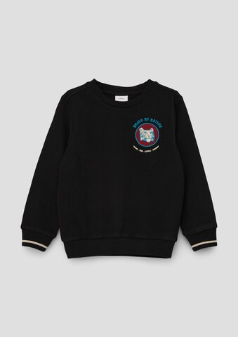 s.Oliver Sweatshirt in Black