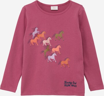 T-Shirt s.Oliver en rose : devant