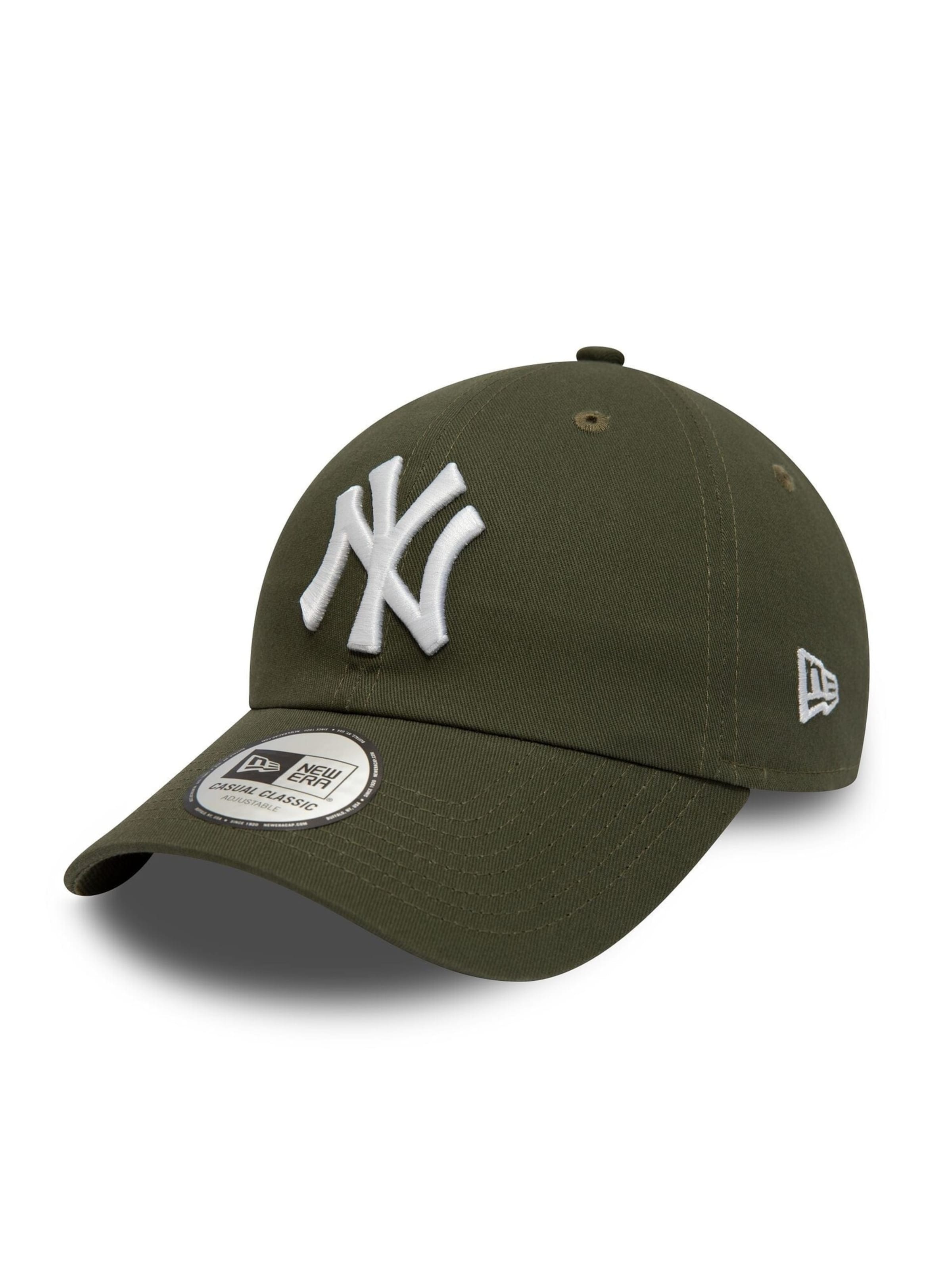 NEW ERA Athletic Cap '9TWENTY New York Yankees League Essential' in Green: front