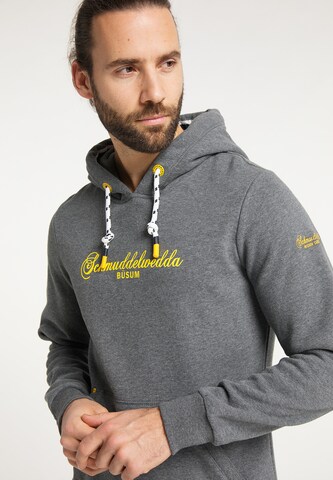 Schmuddelwedda Sweatshirt 'Büsum' in Grijs