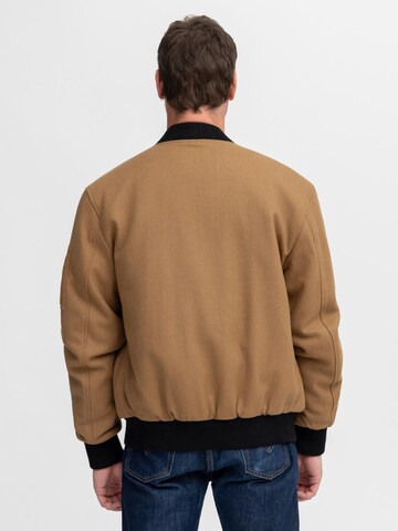 Bombers Winterjas 'TRACK MEN' in Beige