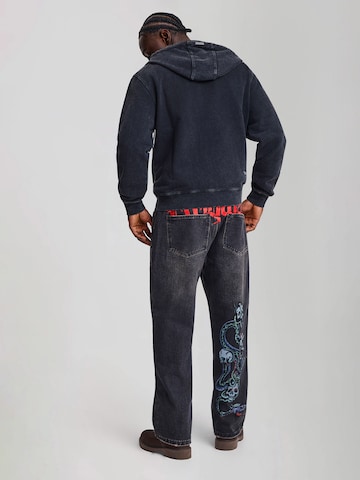 Ed Hardy Loosefit Τζιν 'Serpent Skull' σε μαύρο