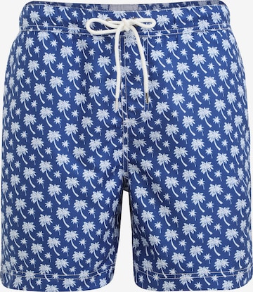 Rupert and Buckley Board Shorts 'TIVERTON' in Blue: front