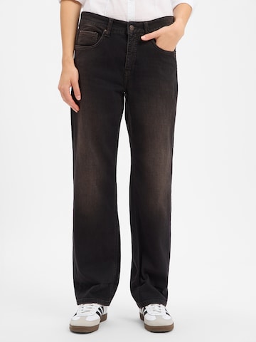Cambio Loosefit Jeans 'Gaia ' in Zwart: voorkant