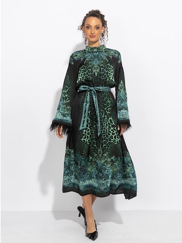 JIORO Oversized jurk 'LEO' in Groen