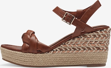 MARCO TOZZI Sandal i brun