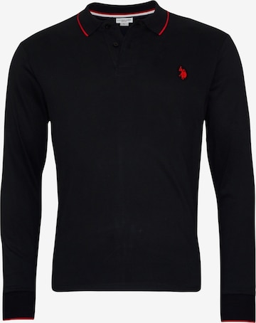 U.S. POLO ASSN. Shirt in Schwarz: Vorderseite