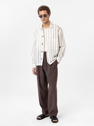 Coupe regular Chemise 'Frederico' Antioch en blanc