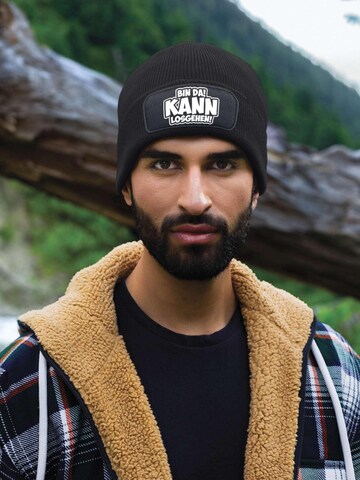 Youth Designz Beanie 'Bin da, kann losgehen' in Black