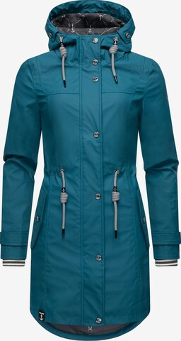 Peak Time Raincoat in Blue