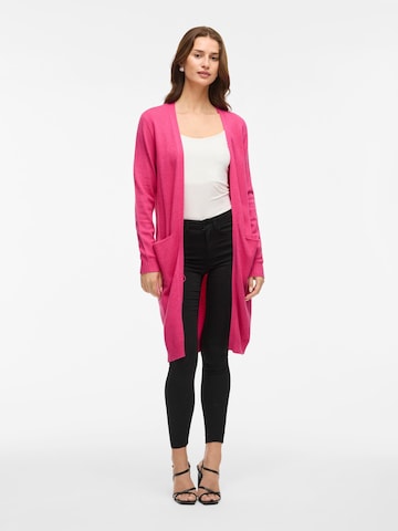VILA Gebreid vest 'VIRIL' in Roze: voorkant
