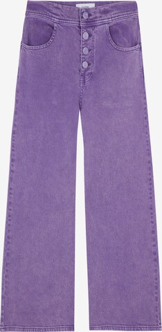 Scalpers Wide leg Jeans in Purple: front