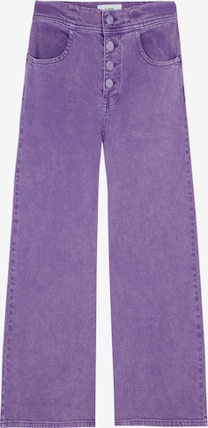 Scalpers Wide leg Jeans i lila: framsida