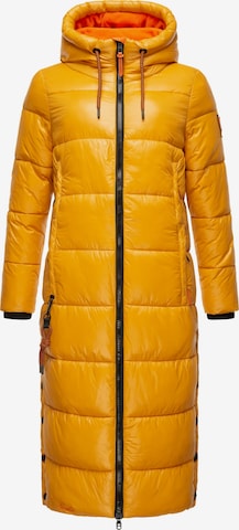 NAVAHOO Winter coat 'Schmuseengel' in Yellow: front