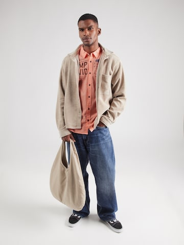 CAMP DAVID Regular fit Button Up Shirt in Pink