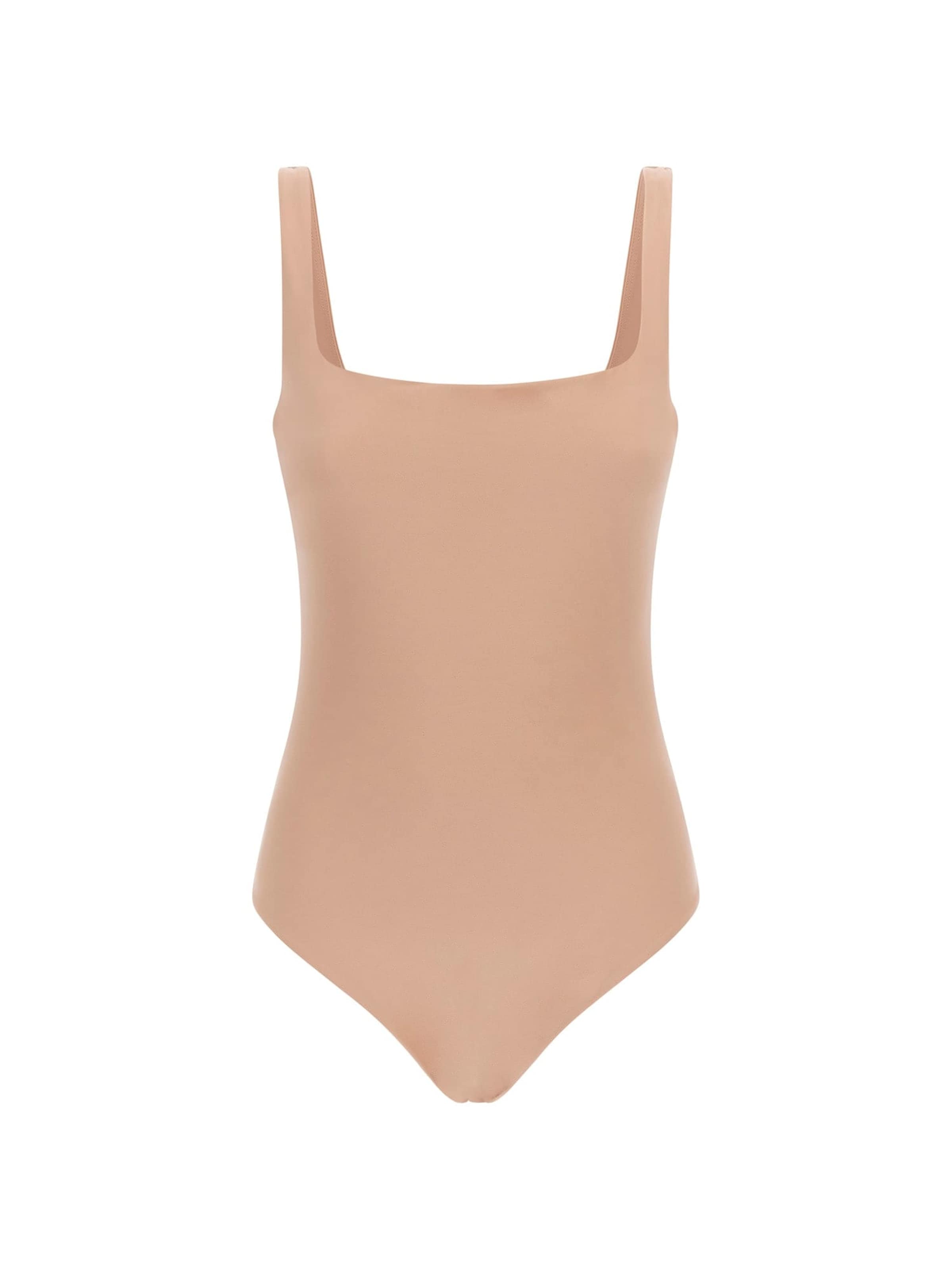 GUESS Bodysuit 'Eveline' in Beige: front