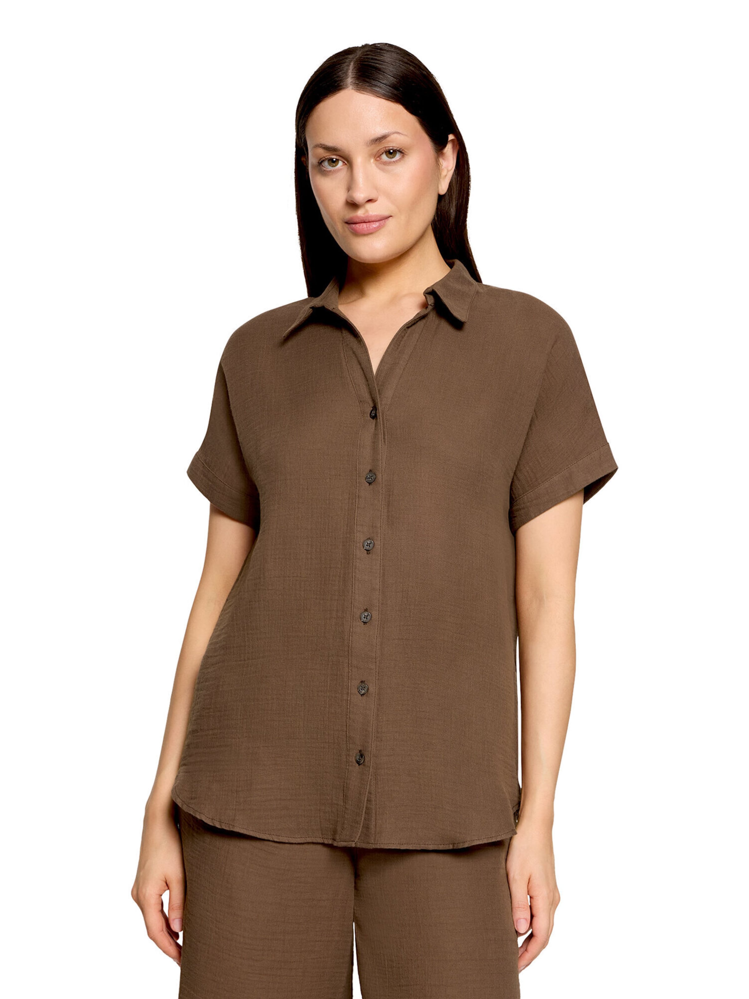 Betty Barclay Blouse in Bruin: voorkant