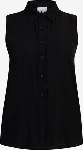 usha WHITE LABEL - Blusa en negro: frente