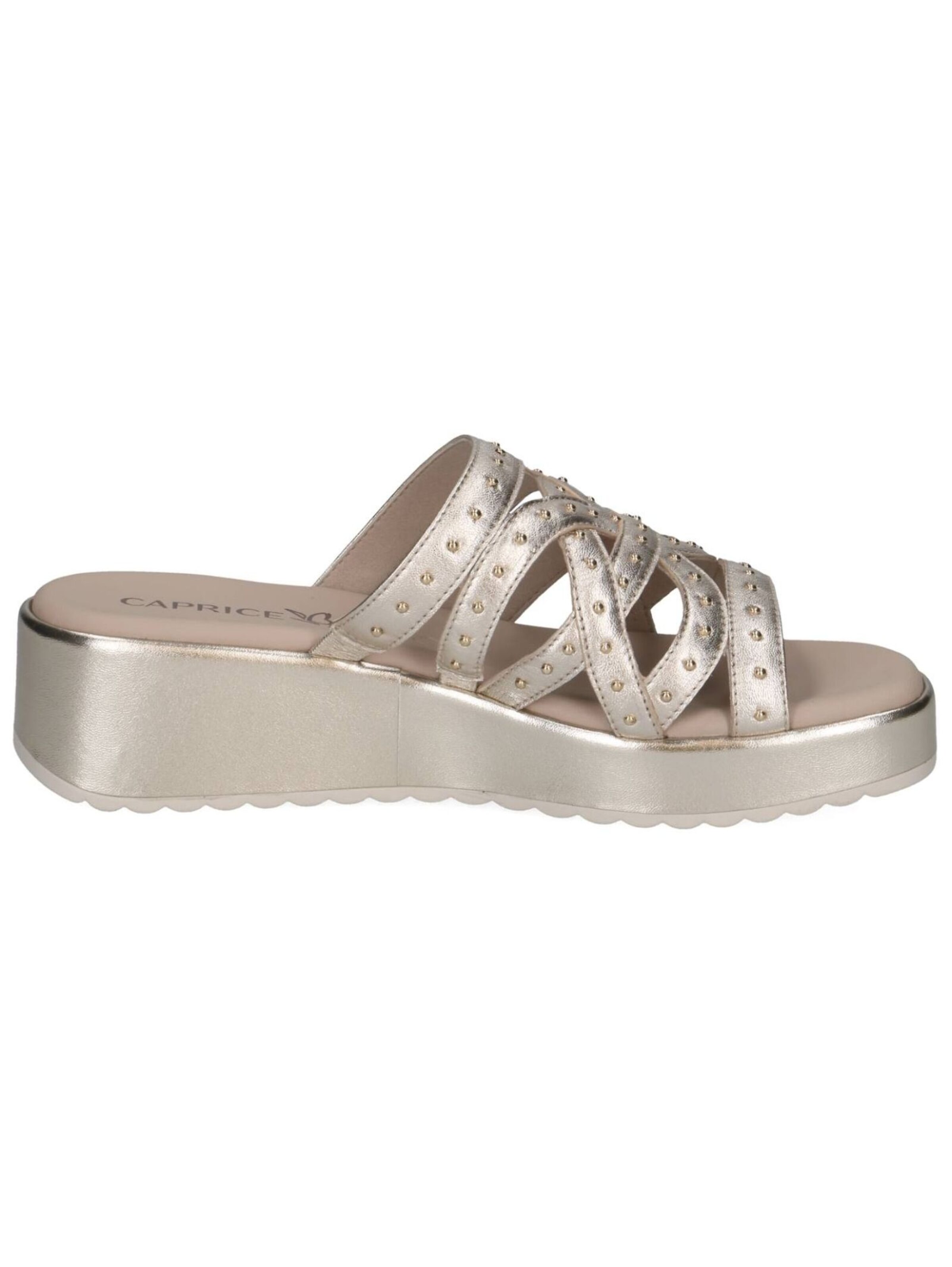 CAPRICE Pantolette in Beige