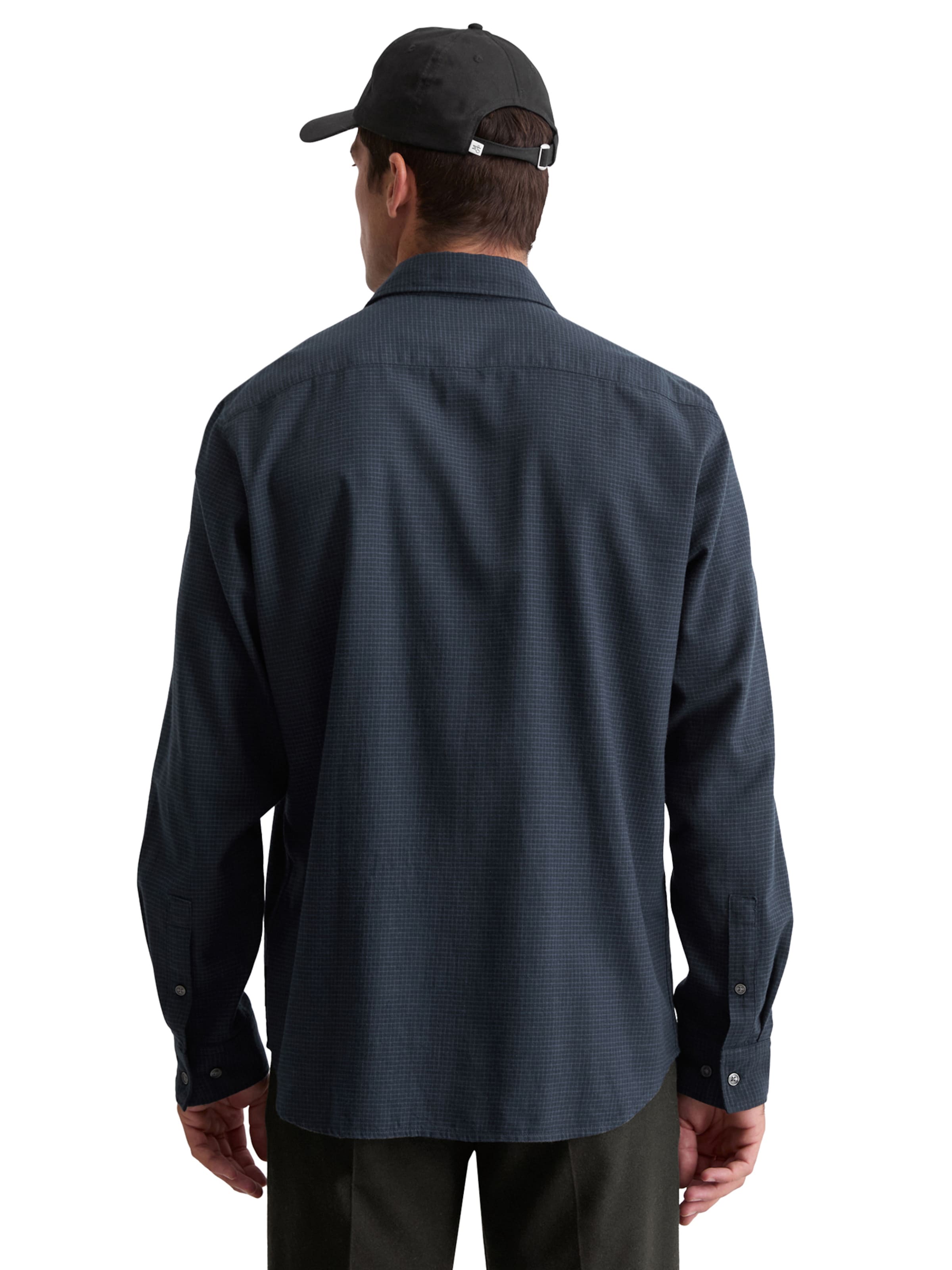 Marc O'Polo Regular fit Overhemd in Blauw: terug