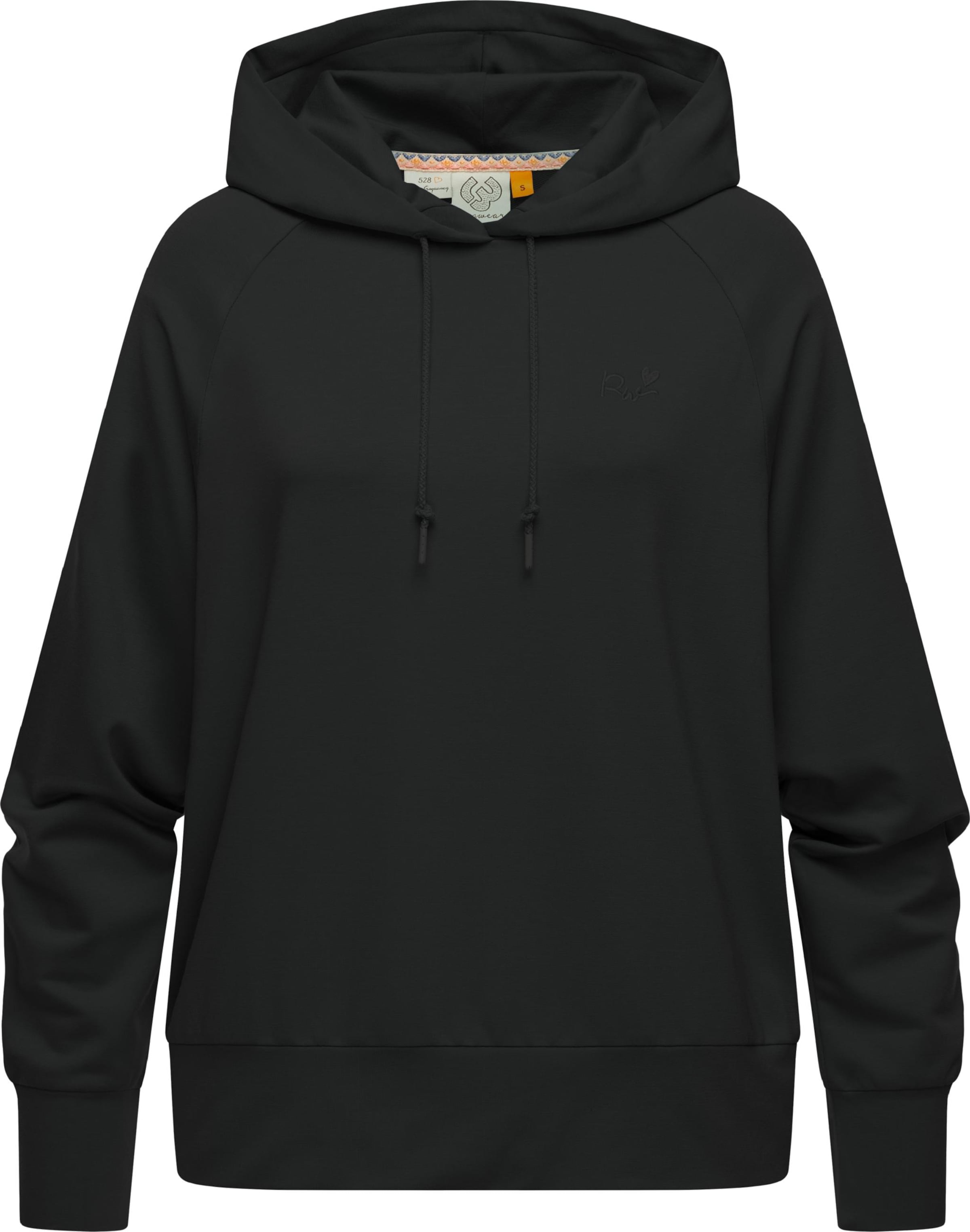 Ragwear Sweatshirt in Black: front