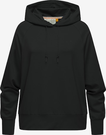 Sweat-shirt Ragwear en noir : devant