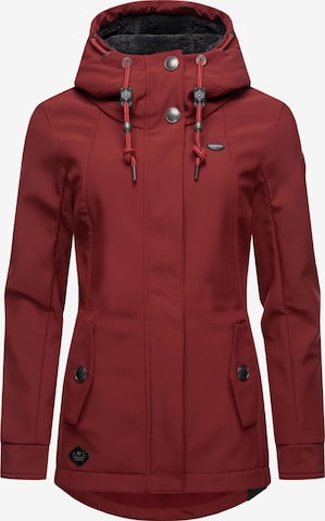 Ragwear Weatherproof jacket 'Monadde' in Red: front