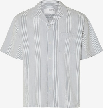 SELECTED HOMME Regular fit Button Up Shirt 'Kyle' in Blue: front
