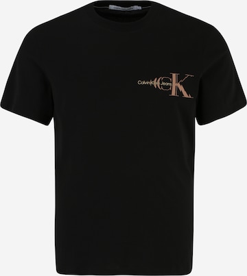 Maglietta di Calvin Klein Jeans Plus in nero: frontale